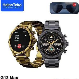 ساعت هوشمند هاینوتکو مدل G12 Max - طلایی ا G12 Max smartwatch