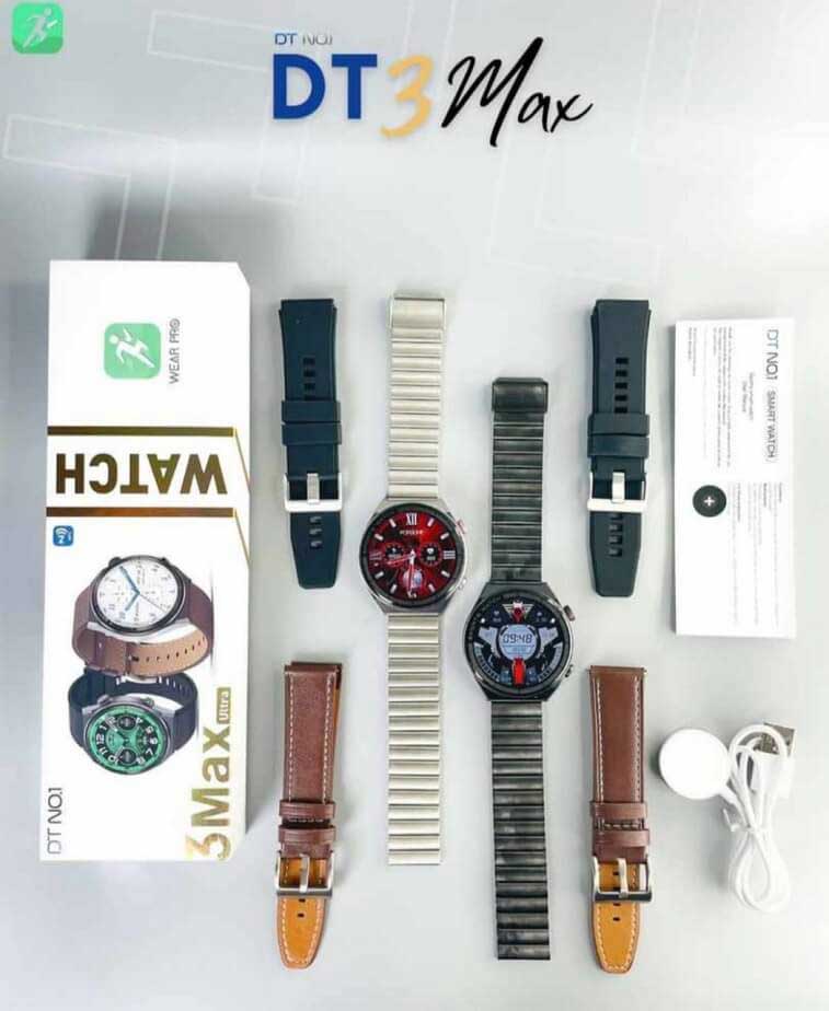 ساعت هوشمند مدل Dt no1 3max ultra اصلی کیفیت عالی – مشکی ا Smart watch Dt no1 3max ultra